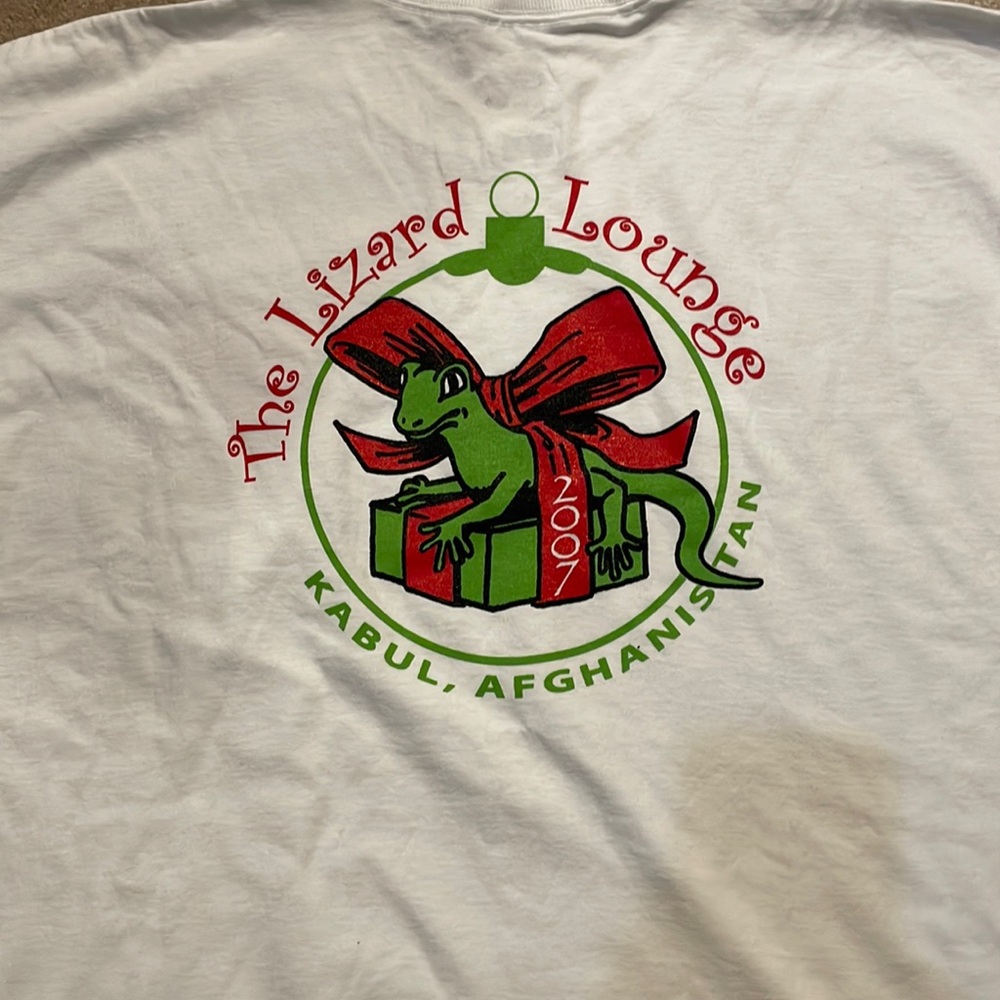 Lizard Lounge 2007 Afghanistan T Shirt XXL